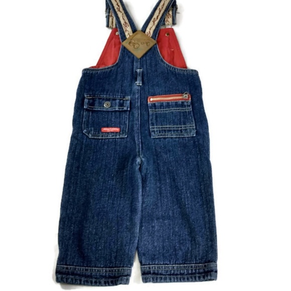Radio Flyer Toddler 2T Overall Denim Jeans - Picture 3 of 4